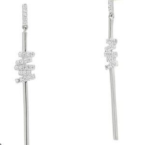 NWT ✨ Freida Rothman RADIANCE DELICATE LINEAR DROP EARRINGS